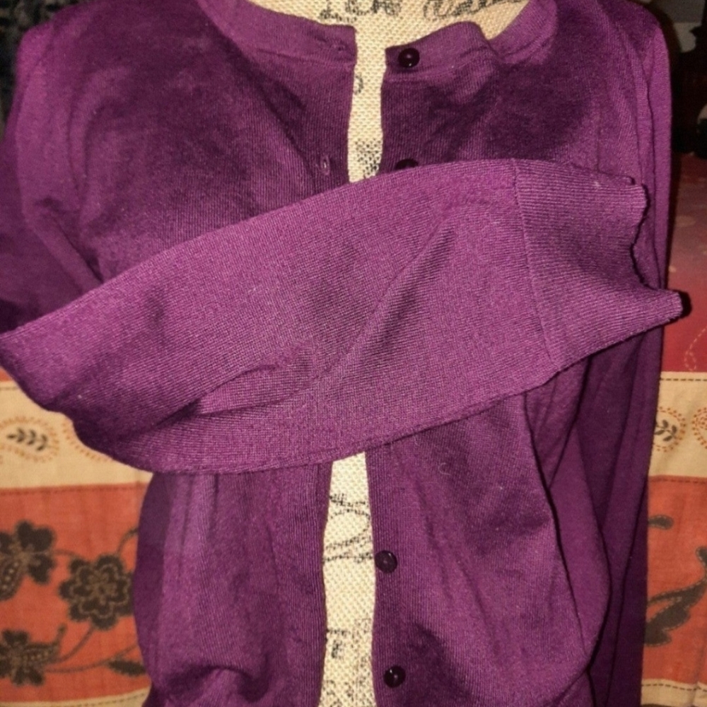 Wine Cardigan